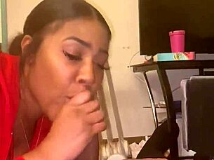 Liyah da bunni swallows big black cock whole