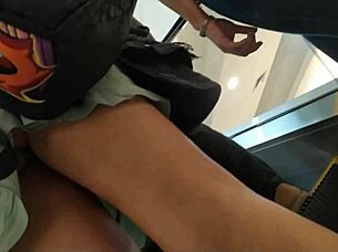 Under The Skirt Of Young Colombian Prostitute