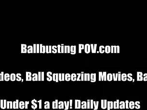 It gives me pleasure seeing you bound in bondage, getting spanked and ball kicked by femdom mistress