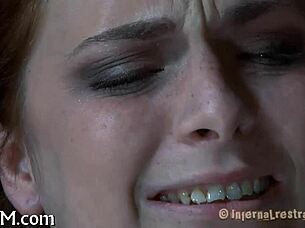 Sadomasochism master dominates submissive partner