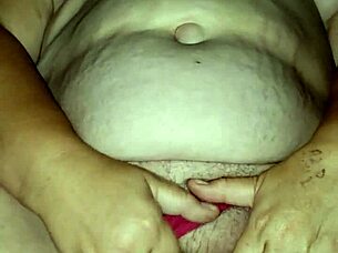 i am milf tweaking nipples then solo masturbating in panties