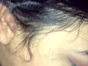 mami gets sloppy facial from big cock