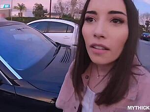 Asian American Teen Babe Performs Blowjob