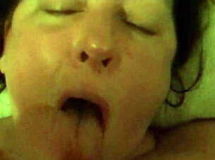He Gives His Girlfriend A Huge Cum Facial And She Swallows It All