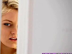 Two chicks blowing monster cock, de-slut to suck dick