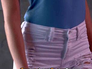 eaten out teen 18+ takes big black cock pounding