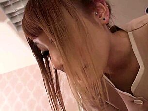 Beautiful lady invites cute masseuse to lesbian world