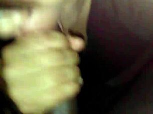 petite milf takes extreme blowjob on massive black cock