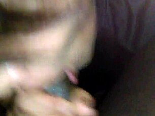 petite milf takes extreme blowjob on massive black cock