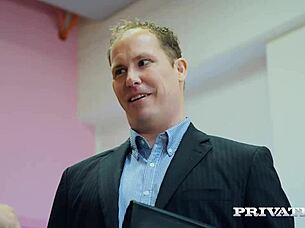 Watch these eurobabes take it in the ass? Brunette and blonde pornstars in hardcore anal threesome!