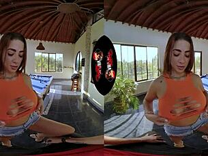 latina fucks you after playing pool