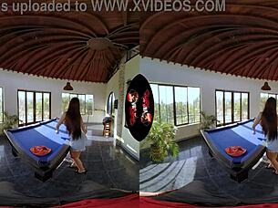 latina fucks you after playing pool