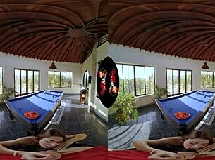 latina fucks you after playing pool