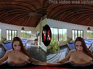 latina fucks you after playing pool