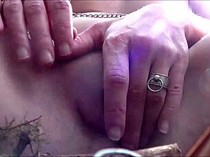 Outdoor trailer adventure in the forest with close-ups