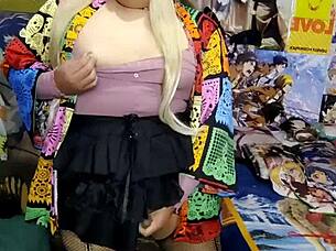 a rich halloween night with a shemale surprise