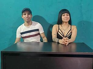 chunky milf jessica lust rubs cum on her chest after sex