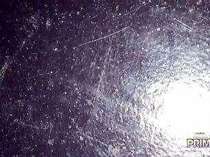 I can't believe this hot brunette is in a gangbang, getting banged by all these guys! So hot!