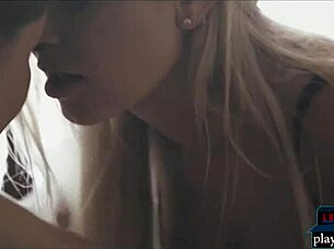 want to see blonde and brunette milfs licking and fingering pussies?