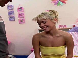 Hot Teen 18+ Bent Over For Hardcore Anal Fucking, Blowjob, And Facial With Big Cock