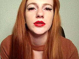 Redhead Smoking In Casual Setting