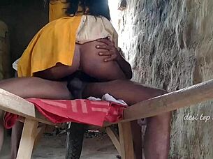 Desi Wife Fucks Mom's Friend In Homemade Sex.