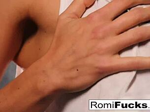 Romi Rain Shows Off Her Big Tits and Pussy