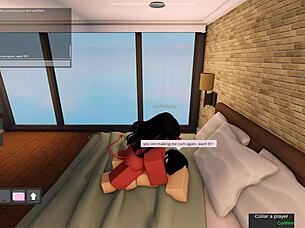 Roblox meru the succubus riding cowgirl blowjob