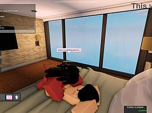 Roblox meru the succubus riding cowgirl blowjob