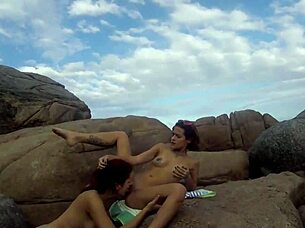 Big cock crushes natural tits?