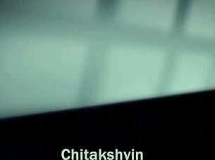 homemade toy cock cumshot in hand and stick