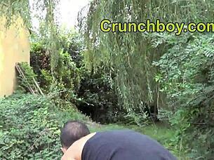 kameron frost exhibits his monster cock