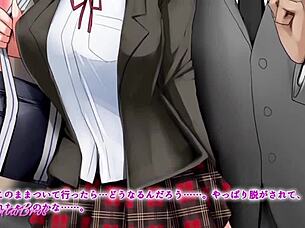 Hentai Visual Novel: Old Dudes Fuck Young Girls.