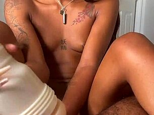 In this amateur fetish video, petite cheta experiences a creampie and cumshot on her cute feet and toes.