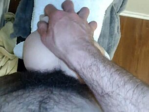 solo jerk session with thicklong1991 in retro style 😏