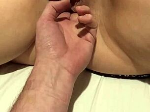 Fingering and clit rubbing orgasm