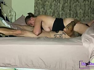 Big booty girlfriend rides face and sucks cock!