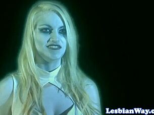 Tattooed Lesbian Teens Pussylicking Girlfriends