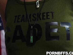 Cadet Khloe part 2: Khloe craves cock from Chloe Temple, Kira Handcock, Freya von Doom, Khloe Kapri, Jimmy Michaels.