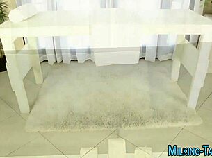 masseuse gets her mouth filled with sperm