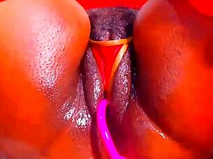 Hey, the wife gets her pussy fucked with a dildo on christmas eve