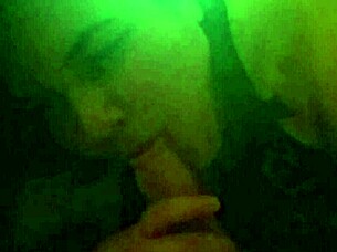 She eagerly sucks his throbbing cock in this intense blowjob scene!