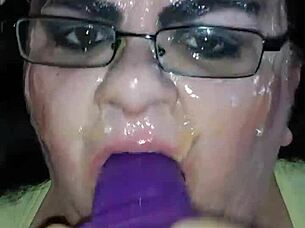 Bbw Ms Tl Uses Dildo On Her Fat Throat Deeply