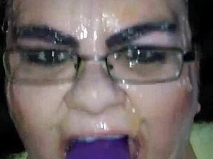 Bbw Ms Tl Uses Dildo On Her Fat Throat Deeply