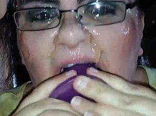 Bbw Ms Tl Uses Dildo On Her Fat Throat Deeply