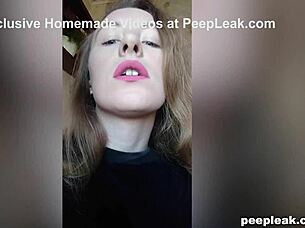 Milf in homemade threesome gets fucked by two guys while two cum in mouth