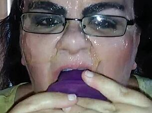 Bbw Ms Tl Uses Dildo On Her Fat Throat Deeply