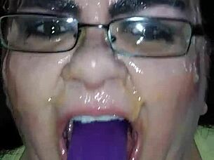 Bbw Ms Tl Uses Dildo On Her Fat Throat Deeply