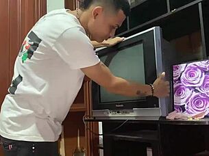 Unfaithful Neighbor Fixes Bike, Gets Paid With Fucks