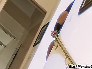 black cock fucks latina anal rough